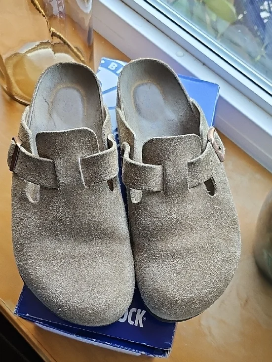 Birkenstock Boston Taupe Size 9 - Picture 3 of 5